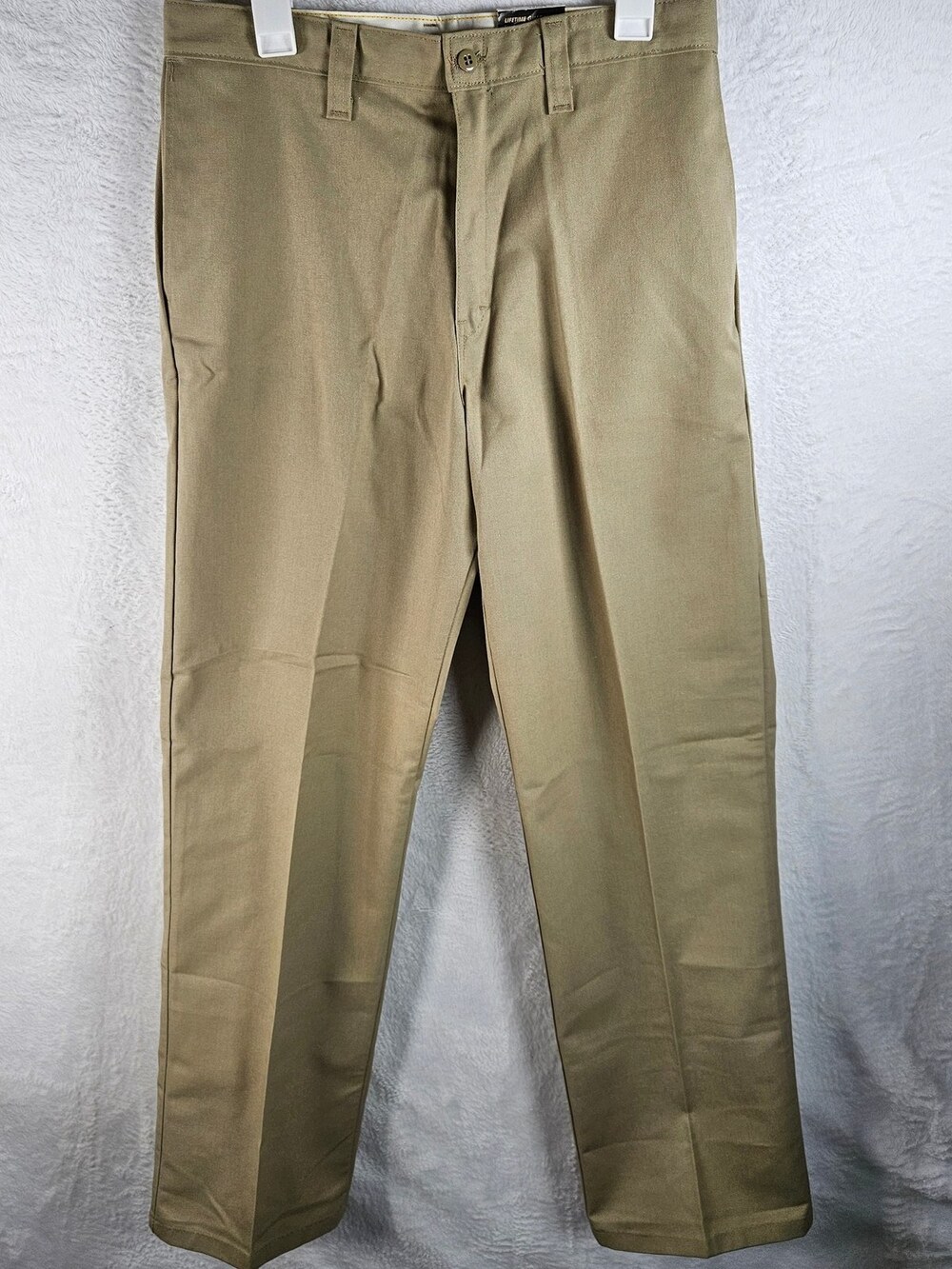 Dickies Work Pants Flat Front Khaki Men's Size 32x34